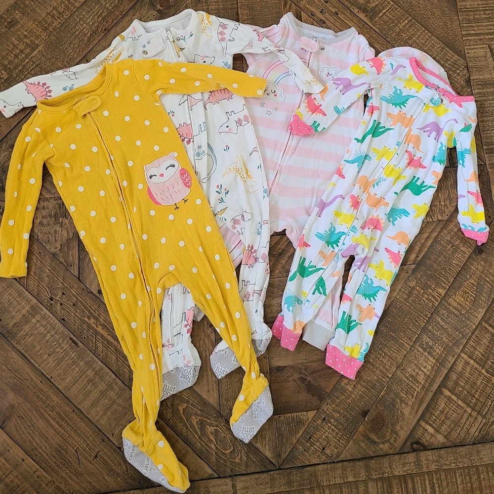 4  Carters Pajamas